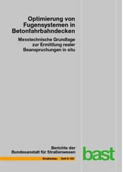 Cover von Optimierung von Fugensystemen in Betonfahrbahndecken