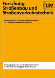 Cover von Minderung der indirekten Fallenwirkung für Tiere in Straßenseitenräumen