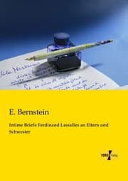 Cover von Intime Briefe Ferdinand Lassalles an Eltern und Schwester