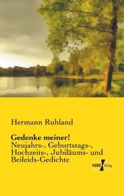 Cover von Gedenke meiner!