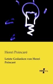 Cover von Letzte Gedanken von Henri Poincaré