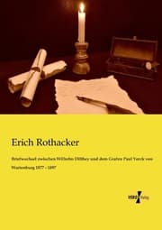 Cover von Briefwechsel zwischen Wilhelm Dilthey und dem Grafen Paul Yorck von Wartenburg 1877 - 1897