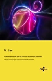 Cover von Die Beziehungen zwischen Farbe und Konstitution bei organischen Verbindungen
