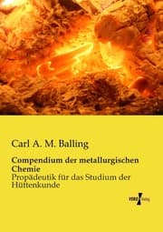 Cover von Compendium der metallurgischen Chemie