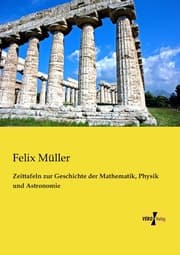 Cover von Zeittafeln zur Geschichte der Mathematik, Physik und Astronomie
