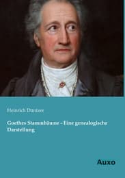 Cover von Goethes Stammbäume - Eine genealogische Darstellung
