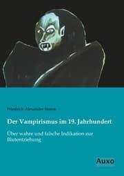 Cover von Der Vampirismus im 19. Jahrhundert
