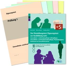 Cover von Der Einstellungstest/Eignungstest zur Ausbildung zum Gesundheits- und Krankenpfleger, Altenpfleger, Gesundheits- und Kinderkrankenpfleger, Physiotherapeut, Kaufmann im Gesundheitswesen