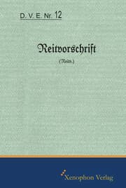 Cover von D. V. E. Nr. 12 Reitvorschrift