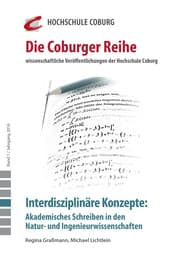 Cover von Interdisziplinäre Konzepte: Akademisches Schreiben in den Natur- und Ingenieurwissenschaften
