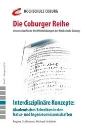 Cover von Interdisziplinäre Konzepte: Akademisches Schreiben in den Natur- und Ingenieurwissenschaften