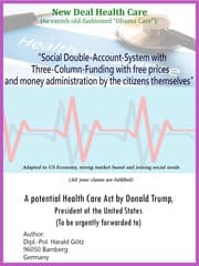 Cover von 'Social Double-Account-System with Three-Column-Funding with free prices and money administration by the citizens themselves' Adapted to US Economy, strong market-based and joining social needs (All your claims are fulfilled)