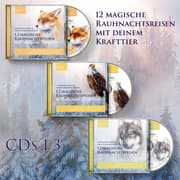 Cover von 12 magische Rauhnachtsreisen mit deinem Krafttier - CDs 1-3 im Set