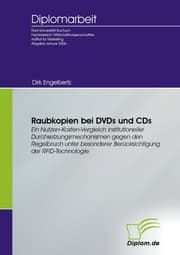 Cover von Raubkopien bei DVDs und CDs
