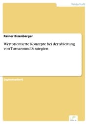 Cover von Wertorientierte Konzepte bei der Ableitung von Turnaround-Strategien