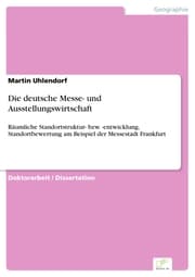 Cover von Die deutsche Messe- und Ausstellungswirtschaft