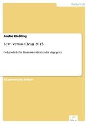 Cover von Lean versus Clean 2015