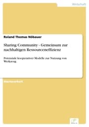 Cover von Sharing Community - Gemeinsam zur nachhaltigen Ressourceneffizienz