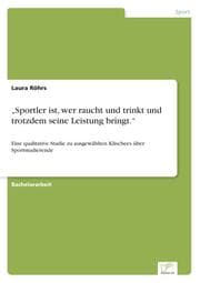 Cover von Sportler ist, wer raucht und trinkt und trotzdem seine Leistung bringt.