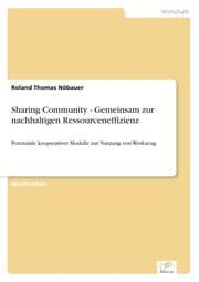 Cover von Sharing Community - Gemeinsam zur nachhaltigen Ressourceneffizienz