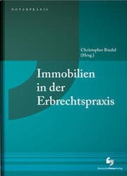 Cover von Immobilien in der Erbrechtspraxis