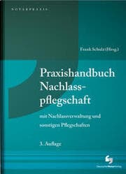 Cover von Praxishandbuch Nachlasspflegschaft