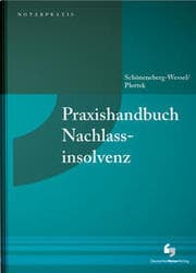 Cover von Praxishandbuch Nachlassinsolvenz