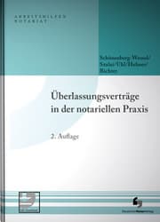 Cover von Überlassungsverträge in der notariellen Praxis