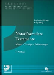 Cover von NotarFormulare Testamente