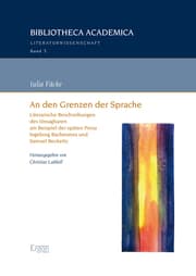 Cover von An den Grenzen der Sprache