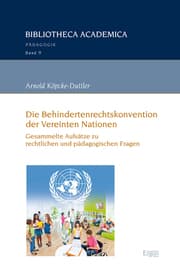Cover von Die Behindertenrechtskonvention der Vereinten Nationen