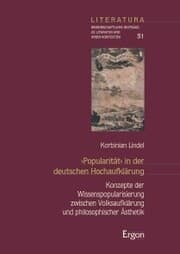 Cover von >Popularität< in der deutschen Hochaufklärung