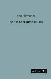 Cover von Berlin oder Juste Milieu
