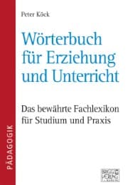 Cover von Wörterbuch für Erziehung und Unterricht