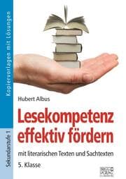 Cover von Lesekompetenz effektiv fördern - 5. Klasse