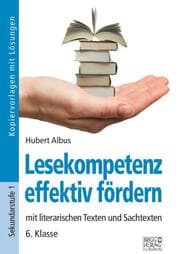 Cover von Lesekompetenz effektiv fördern - 6. Klasse