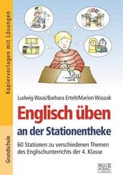 Cover von Englisch üben an der Stationentheke - 4. Klasse