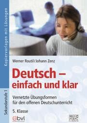 Cover von Deutsch - einfach und klar 5. Klasse