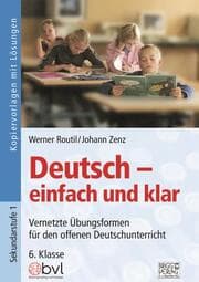 Cover von Deutsch - einfach und klar 6. Klasse