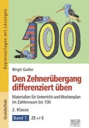 Cover von Den Zehnerübergang differenziert üben - 2. Klasse/Band 1