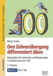 Cover von Den Zehnerübergang differenziert üben - 2. Klasse/Band 2