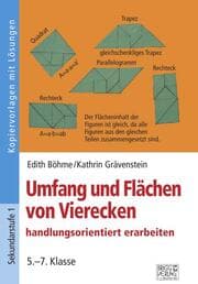 Cover von Umfang und Flächen von Vierecken handlungsorientiert erarbeiten