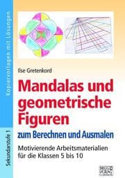 Cover von Mandalas und geometrische Figuren zum Berechnen und Ausmalen