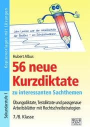Cover von 56 neue Kurzdiktate zu interessanten Sachthemen