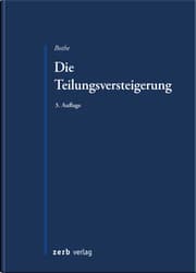 Cover von Die Teilungsversteigerung