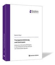 Cover von Transparenzleistung und Vertrauen