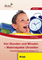 Cover von Von Stunden und Minuten: Materialpaket Uhrzeiten