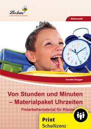 Cover von Von Stunden und Minuten: Materialpaket Uhrzeiten