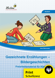 Cover von Gezeichnete Erzählungen - Bildergeschichten