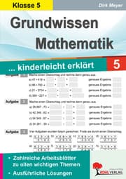 Cover von Grundwissen Mathematik / Klasse 5